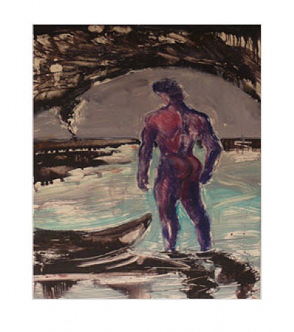 Untitled, “blue Man” by Elsa Flores