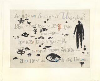 Eyes by Lesley Dill at Tandem Press (IFPDA)