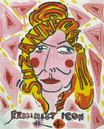 Feminist Icon 4 by Bob and Roberta Smith at Paupers Press