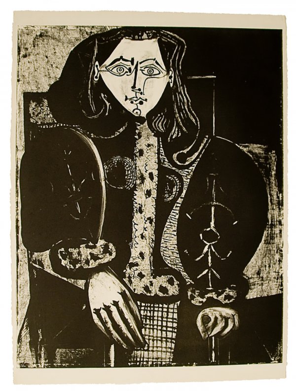 Femme Au Fauteuil No. 1 (d’après Le Rouge) by Pablo Picasso