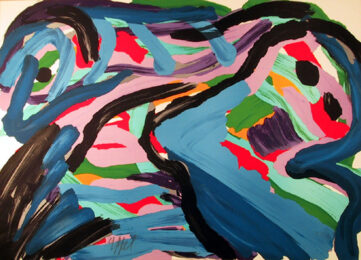 Floating In A Landscape by Karel Appel at RoGallery