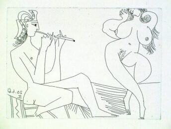 Flutiste Grec Et Danseuse by Pablo Picasso at Gallery TEN