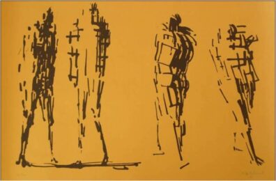 Four Figures by Oliffe Richmond at Pomegranate Fine Art