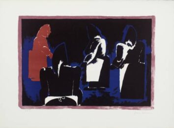 Four Fisherwomen by Josef Herman at Pomegranate Fine Art