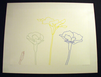 Four Flowers by Derrick Greaves at Pomegranate Fine Art