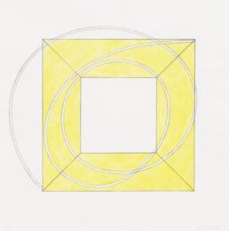 Framed Square With Open Center A by Robert Mangold at ebo Gallery