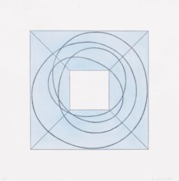Framed Square With Open Center B by Robert Mangold at ebo Gallery