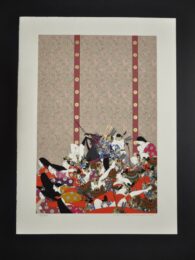 Genpei No. 10 – Yoshinaka Kiso Enters Kyoto by Hideo Takeda at Hanga Ten - Contemporary Japanese Prints