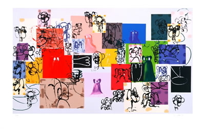 Paper Faces by George Condo
