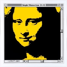 Mona Lisa  Yellow by George Pusenkoff