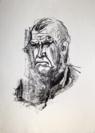Grosses Selbstbildnis / Large Self-portrait by Otto Dix at Sylvan Cole Gallery