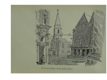Grosvenor Chapel by Edward Bawden at Brandler Galleries