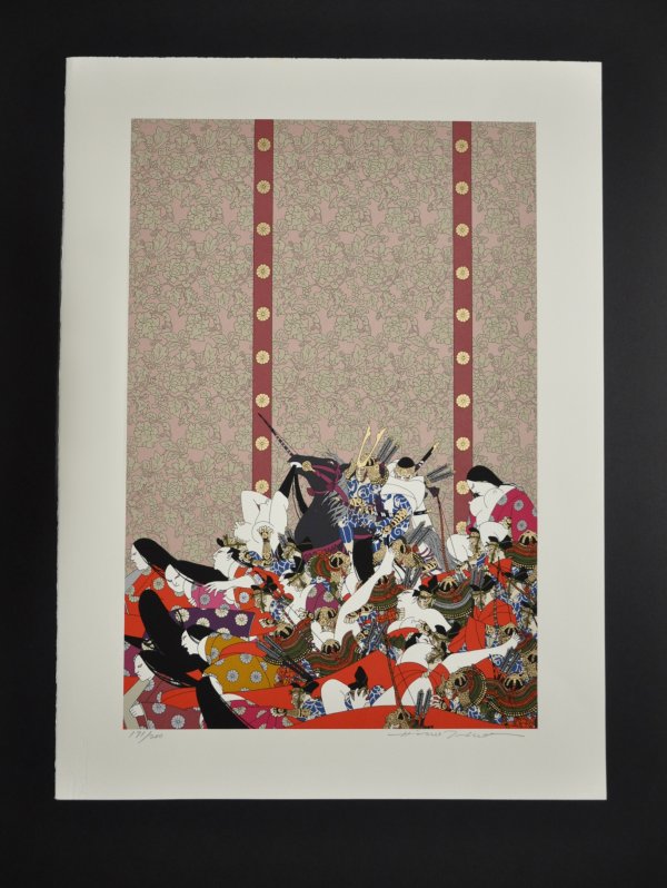 Genpei No. 10 – Yoshinaka Kiso Enters Kyoto by Hideo Takeda