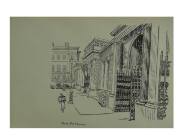 Hyde Park Corner by Edward Bawden at Brandler Galleries