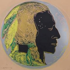 Indian Head Nickel 385 Trial Proof  By Andy Warhol by Andy Warhol at Revolver Gallery