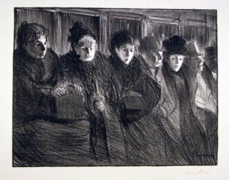 Interior Of Tramway by Theophile-Alexandre Steinlen at Harris Schrank Fine Prints