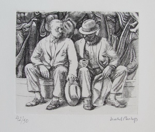 At The Base Of The Flagpole by Isabel Bishop