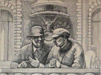 Isabel Bishop. Eight Etchings, 1927-1934. by Isabel Bishop at Sylvan Cole Gallery