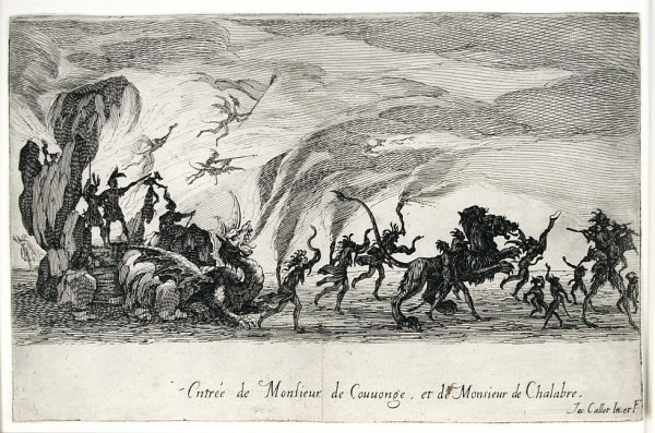 Le Combat A La Barriere (the Combat At The Barrier) by Jacques Callot