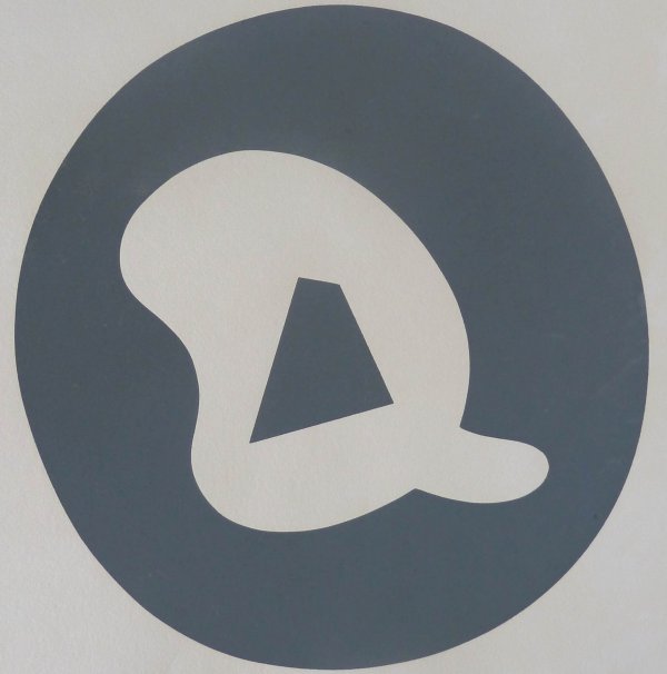 Untitled, From Le Soleil Recerclé, 1962-65 (grey by Jean Arp