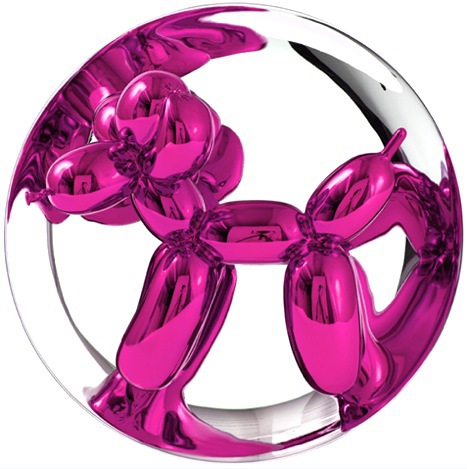 Balloon Dog (magenta) by Jeff Koons