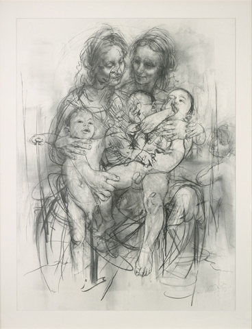 Reproduction Drawing Iv (after The Leonardo Cartoon) by Jenny Saville