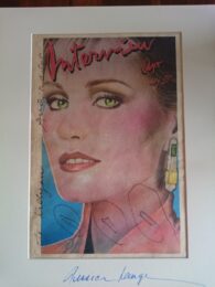 Jessica Lange by Andy Warhol at Sylvan Cole Gallery