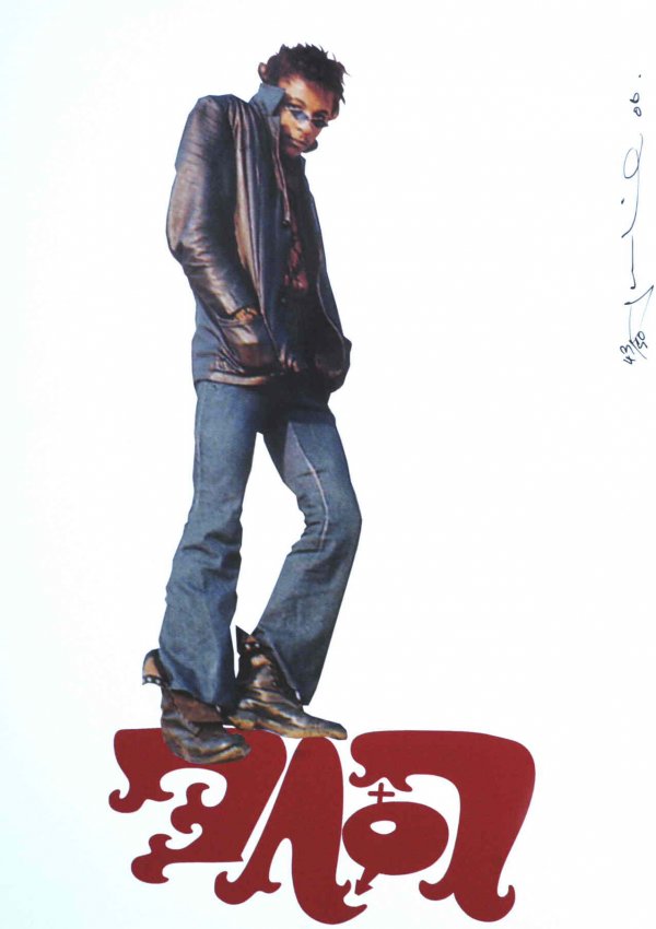 Arthur Lee Love by Jim Lambie