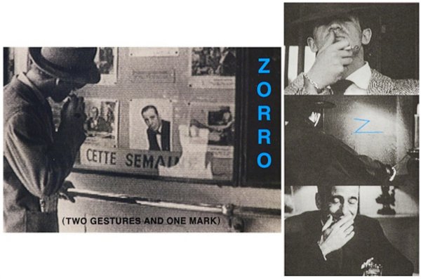 Zorro (two Gestures And One Mark) by John Baldessari