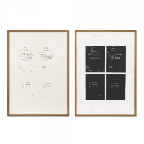 Gletscher Schwamm Totenbett by Joseph Beuys at