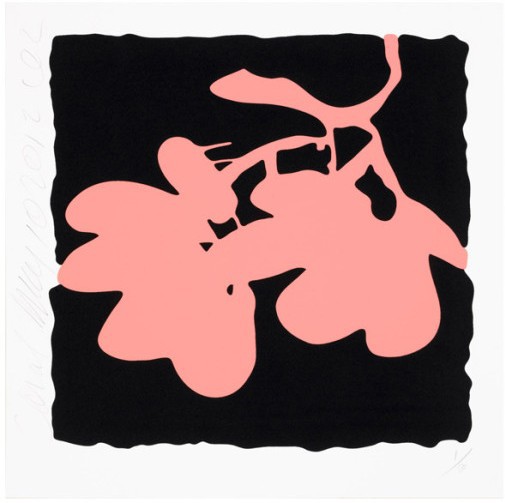 Lantern Flowers – Coral, May 10, 2012 by Donald Sultan