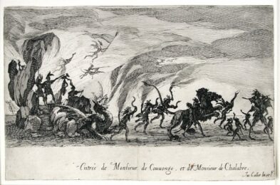 Le Combat A La Barriere (the Combat At The Barrier) by Jacques Callot at Harris Schrank Fine Prints