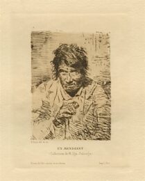 Le Mendiant / The Beggar by Francisco Goya at Sylvan Cole Gallery
