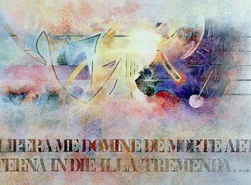 Libera Me by Tom Phillips at Brandler Galleries