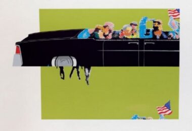 Lincoln Convertible by Gerald Laing at Sims Reed Gallery (IFPDA)