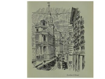 Lombard Street by Edward Bawden at Brandler Galleries