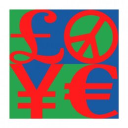 Love (green, Red And Blue) by Fiasco at Lieberman Contemporary
