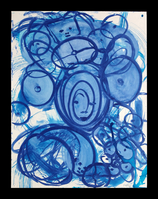 Lulu Blue 5 by Mark Cooper