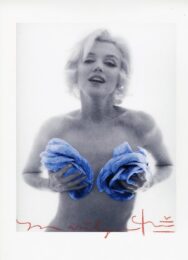 Marilyn Monroe With Blue Roses by Bert Stern at Michael Lisi/Contemporary Art