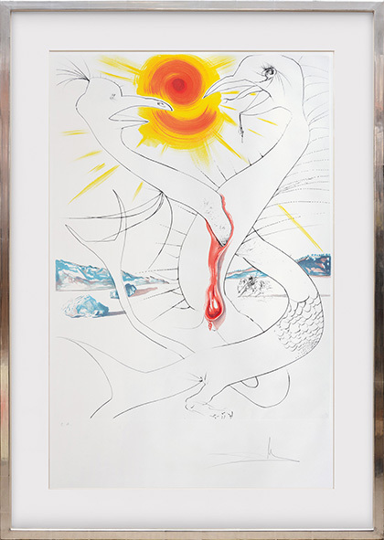 Mars Alimenté by Salvador Dalí