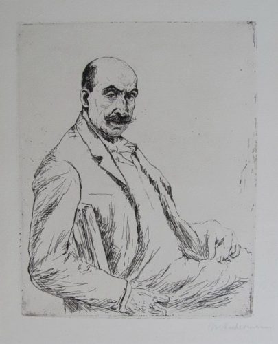 Selbstportrat by Max Liebermann