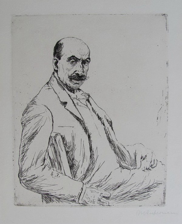 Selbstportrat by Max Liebermann