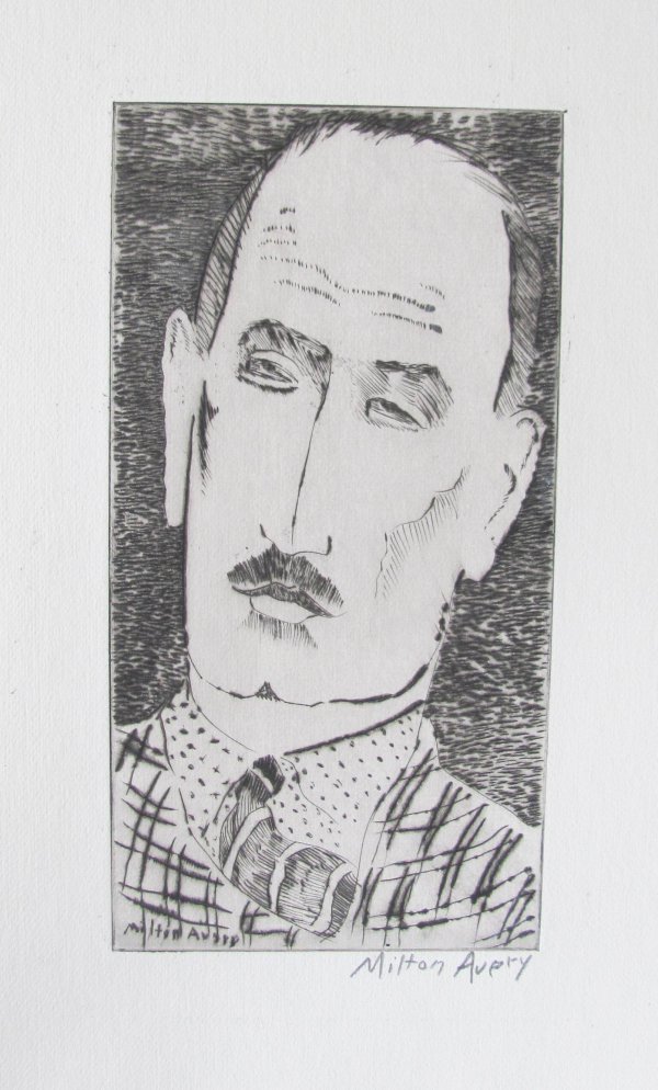 Head Of A Man by Milton Avery