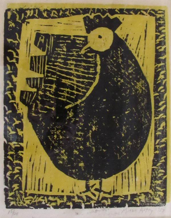 Hen by Milton Avery