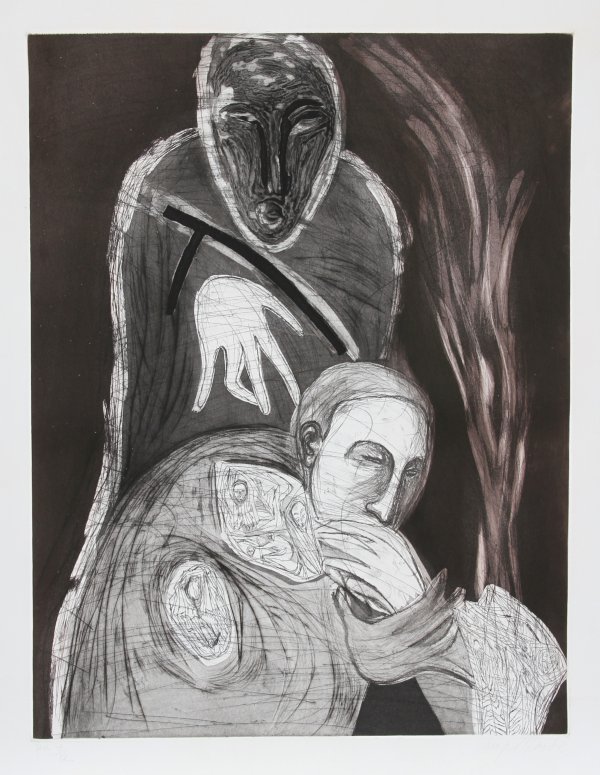 Ex-giganti All’alba by Mimmo Paladino