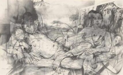 Mirror by Jenny Saville at Lieberman Contemporary