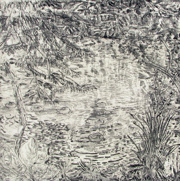 Pond’s Edge I by Nancy Friese
