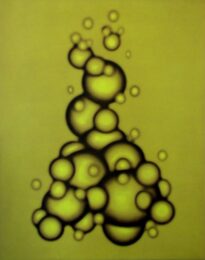 Orb Cluster 1 (yellow/brown) by Ted Kincaid at Manneken Press (IFPDA)
