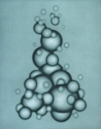 Orb Custer 1 (silver/green) by Ted Kincaid at Manneken Press (IFPDA)