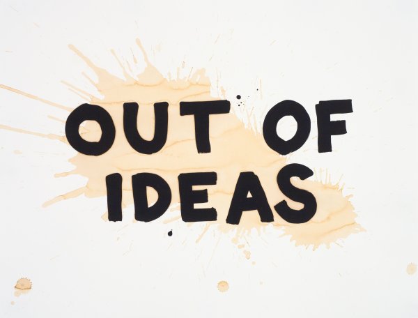 Out Of Ideas by Steve Lambert